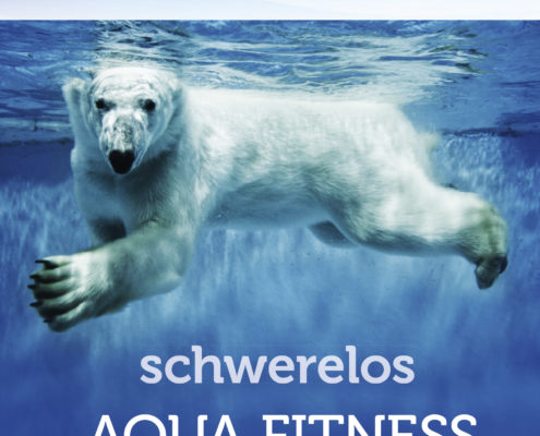 Anzeigengestaltung für das KPW Garbsen. Schwerelos mit Aqua Gymnastik