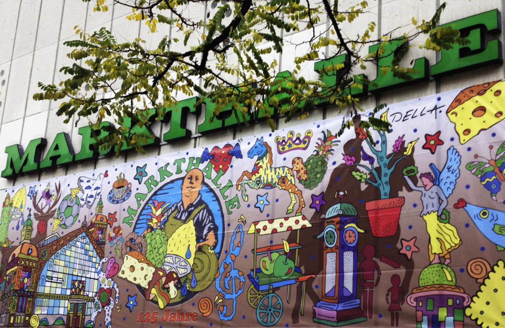 Plakat 125 Markthalle Hannover von dem Künstler Della